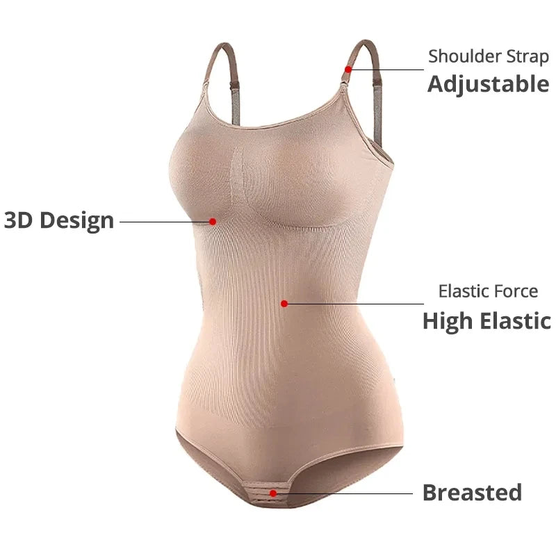 Bodysuit Shapewear Women Full Body Shaper Tummy Control Slimming