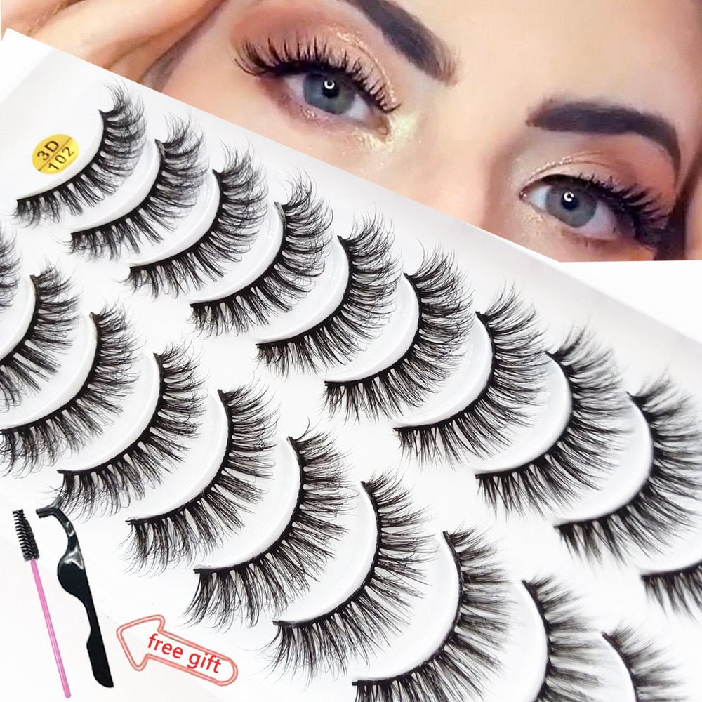 Amazing 3D  Natural Eyelashes Dramatic False Eyelashes