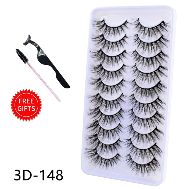 Amazing 3D  Natural Eyelashes Dramatic False Eyelashes